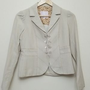 Rebecca Taylor Tan Wool Blazer Size 4